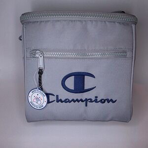 Champion Insulated Lunch Bag Unisex Grey Blue CS2-3024 Cooler Bag